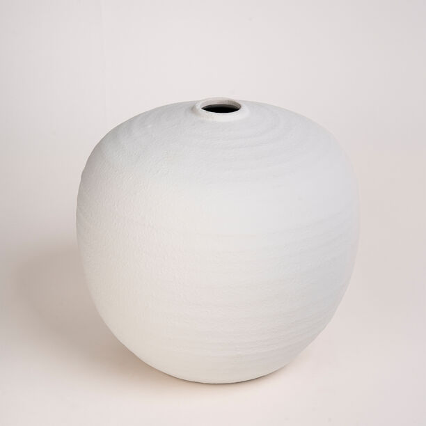 Homez off white ceramic vase 33*33*31.5 cm image number 2