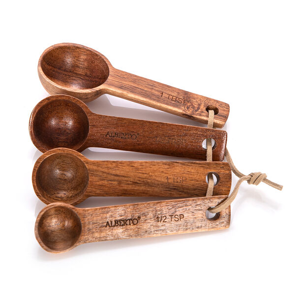 Alberto wooden measuring spoons 4 pcs image number 1