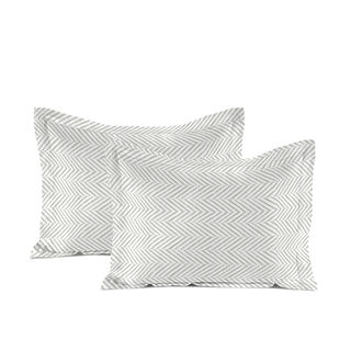 Cottage 2 pcs beige percale cotton pillowcases 50*90 cm 200 thread count
