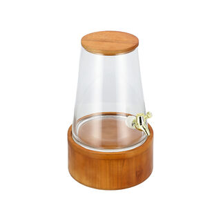 La Mesa transparent glass juice dispenser 4L / 23*23*38.2cm