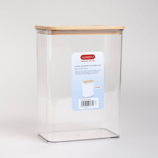 Pantry canister 2500ml with bamboo lid