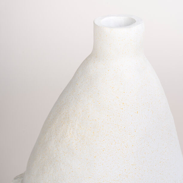 Off white resin coral vase 20*20.2*36 cm image number 2