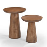 2 Piece Side table Set 40*40*50 cm, 35*35*40 cm image number 0