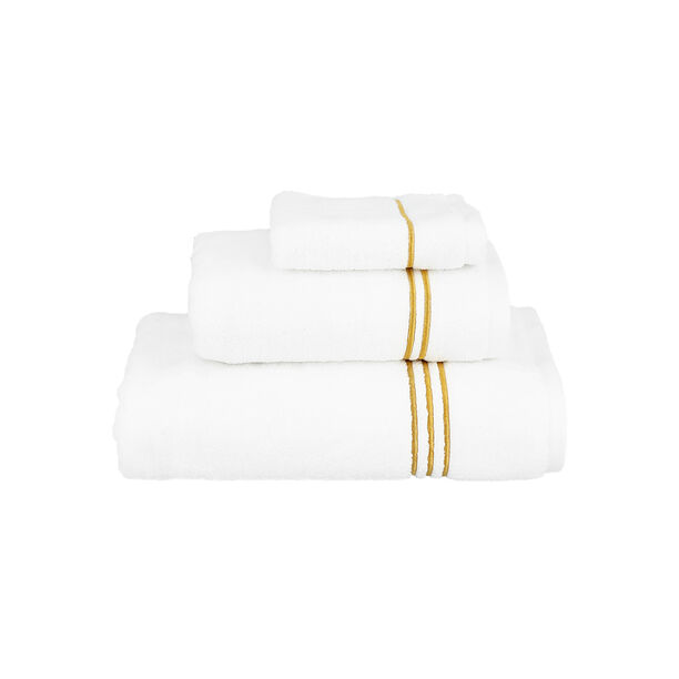 Cotton white bath towel,70*140 cm image number 2