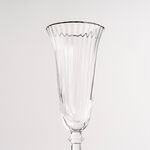 La Mesa 4 Piece Stemware Silver Line image number 3