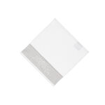 Elite Embroidered Border Face Towel White 100% Cotton 30*30 cm image number 1