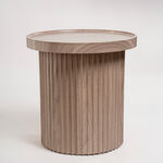 Homez wood side table image number 1