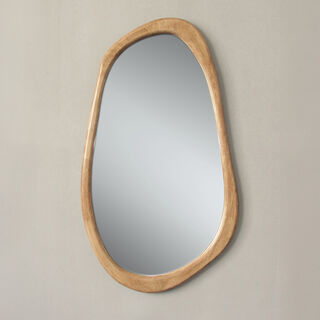 Homez wooden wall mirror 120*68*3 cm