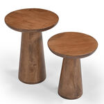 2 Piece Side table Set 40*40*50 cm, 35*35*40 cm image number 1