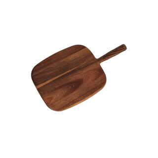 Acacia Wood Cutting Board With Handle Walnut 