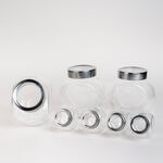 Alberto 7 Pieces Glass Jars Set  image number 1