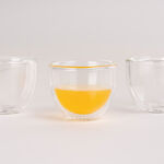 6 Piece Glass Double Wall Coffee Cup image number 0