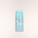 Unicorn print stainless steel water bottle 350ml image number 0