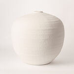 Homez off white ceramic vase 33*33*31.5 cm image number 1