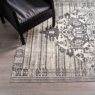 Cottage 100% cotton printed rug 160*230 Cm