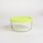 Kitchen classics transparent glass food storage set with lids 12 pcs image number 2