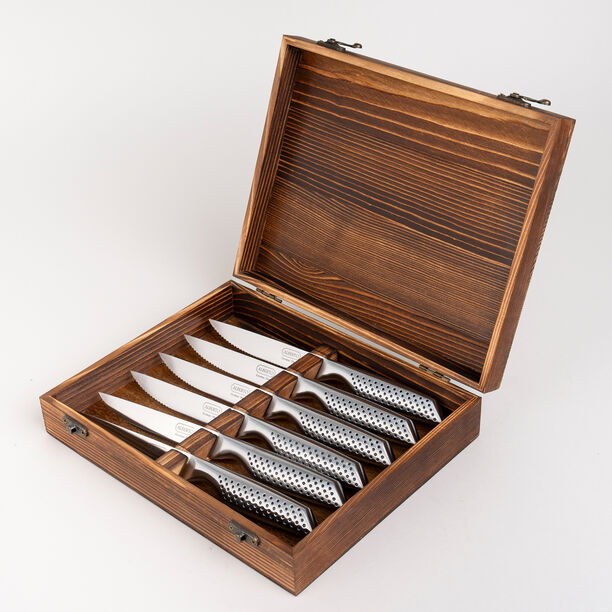 Alberto 6 pcs stainless steel steak knife set 5" image number 0