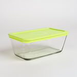 Kitchen classics transparent glass food storage set with lids 12 pcs image number 3