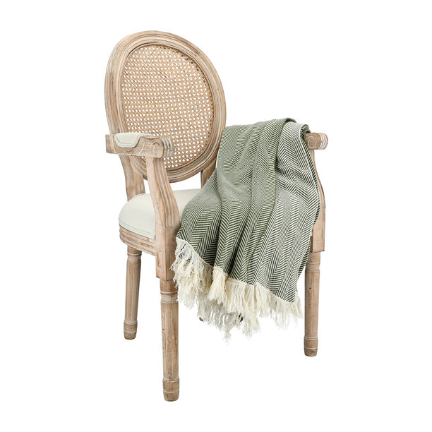 100% Cotton Knitted Throw image number 2