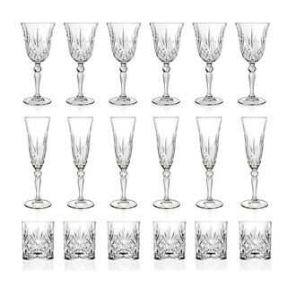 RCR, RCR Melodia 6 Pack of Wine Glasses, Clear