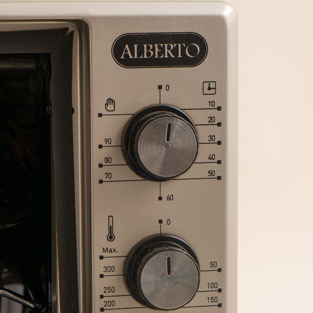 Alberto gray electric oven 40 LT, 1300 W image number 3