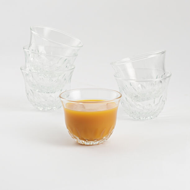 Dallaty glass saudi cawa cups 6 pcs image number 0