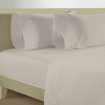 Boutique Blanche 300TC cotton fitted sheet 200*200cm, beige image number 0