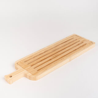 Bamboo Rectangular Cutting Board For Bread