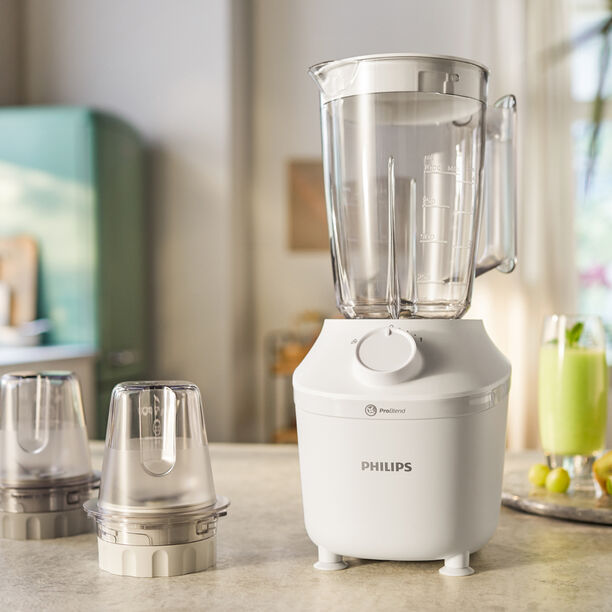 Philips 3000 Series Blender, Pro Blend System, 450W, 1.9L, White image number 3