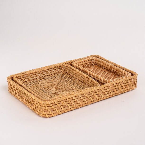 3Pcs Rattan Tray Santorini image number 1