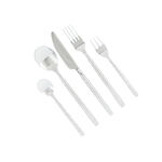 La Mesa silver stainless steel cutlery set 20 pcs image number 1