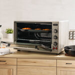 Alberto gray electric oven 60 LT, 1800 W image number 1