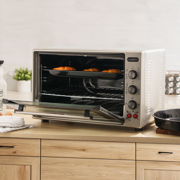 Alberto gray electric oven 60 LT, 1800 W image number 1