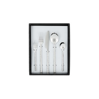 La Mesa silver stainless steel cutlery set 20 pcs