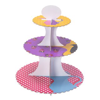 Heritage 3 Tiers Paper Cake Stand 