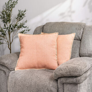 Cottage Linen Cotton Cushion 50 * 50 cm Pink