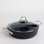Alberto 7 piece black granite cookware set image number 4