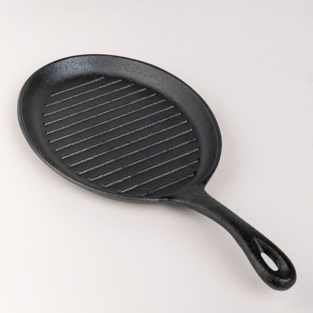 Alberto cast iron oval pan 37.5*18.5*3 cm image number 1