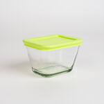 Kitchen classics transparent glass food storage set with lids 12 pcs image number 6