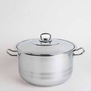 Stainless Steel Pot With Stainless steel Cover 28*18 cm