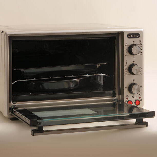 Alberto gray electric oven 60 LT, 1800 W image number 3