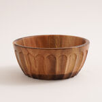 Alberto Acacia wood dark brown salad bowl 19*8 cm image number 2