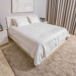 2 Piece Cotton Waffle Twin Size Comforter Set image number 0