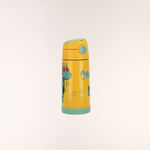 Dino print stainless steel water bottle 350ml image number 0