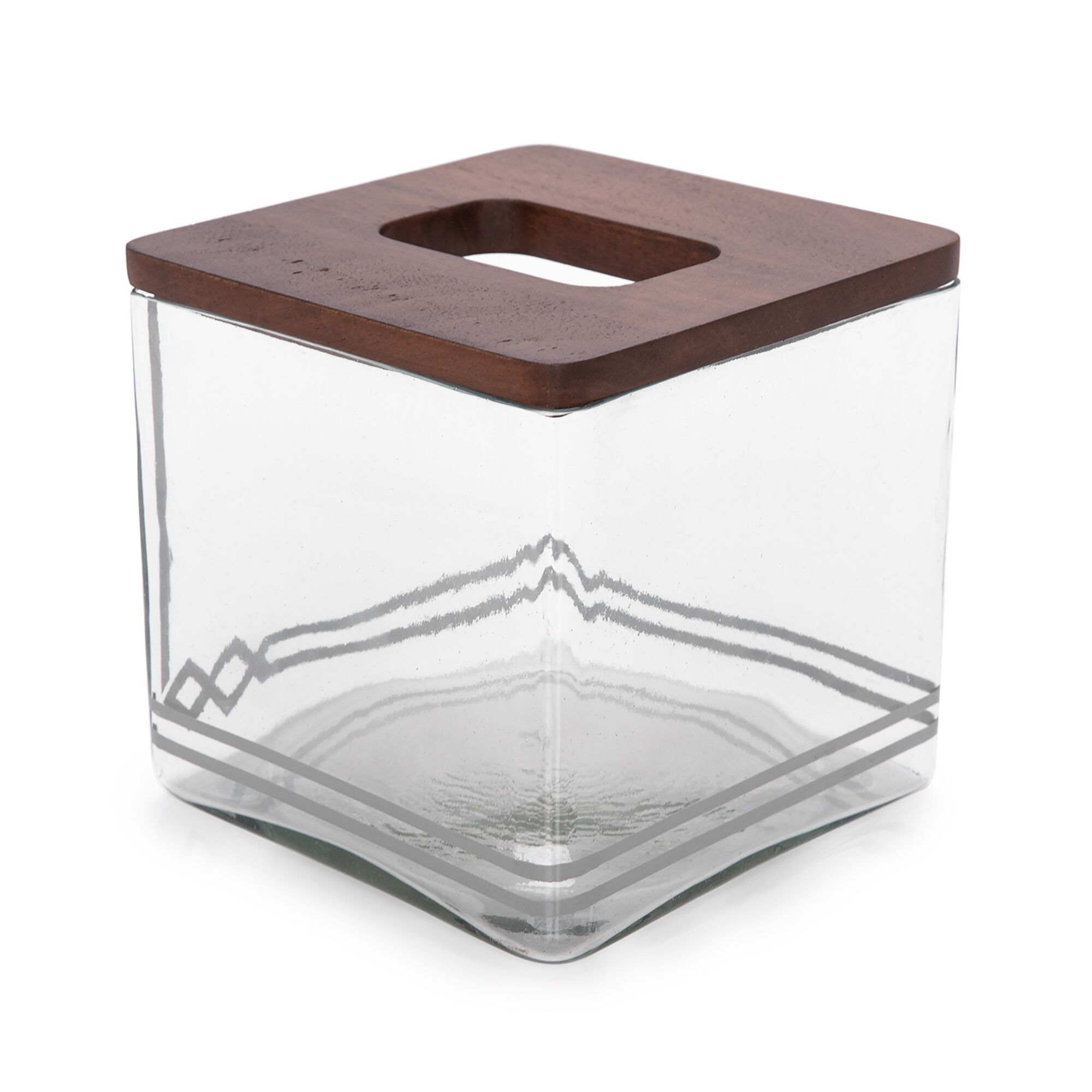 glass tissue box