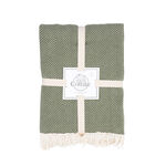 100% Cotton Knitted Throw image number 0