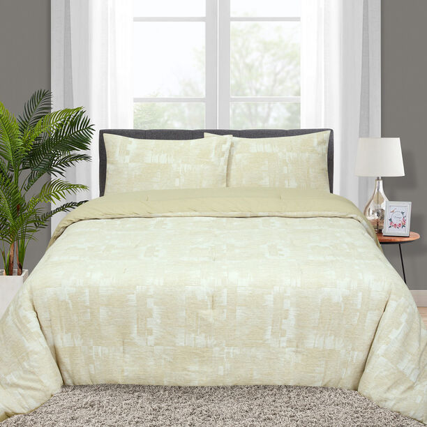 3 Pcs Jacquard King Comforter Set image number 0