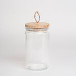 Alberto Glass Canister With Wooden Lid image number 0