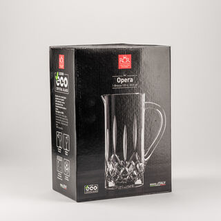 RCR crystal juice pitcher 1200ml Opera collection