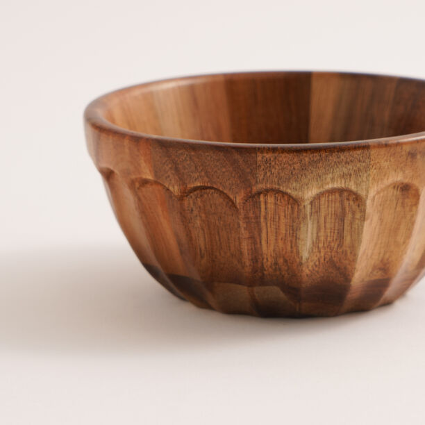 Alberto Acacia wood dark brown salad bowl 15.5*7 cm image number 2